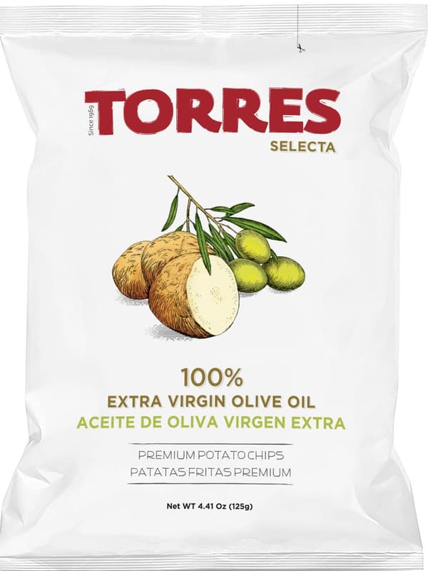 Torres Chipsuri premium de cartofi cu ulei de măsline extravirgin