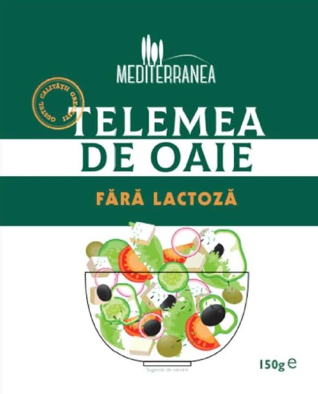 Mediterranea Telemea de oaie fara lactoza