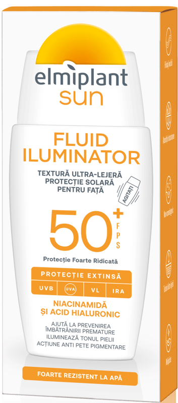 Elmiplant Sun Fluid UV SPF 50+ Illuminating facial sunscreen with an ultra-light texture