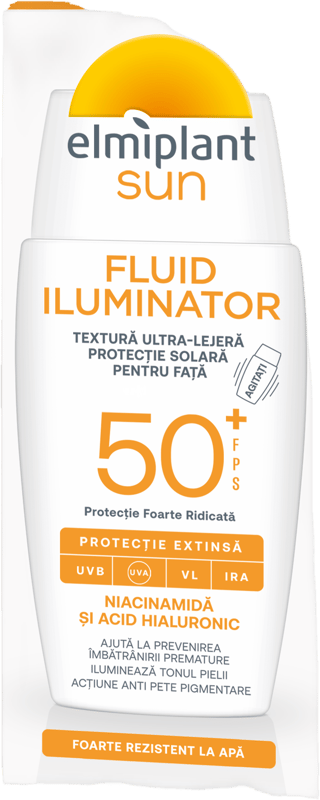 Elmiplant Sun Fluid UV SPF 50+ Illuminating facial sunscreen with an ultra-light texture
