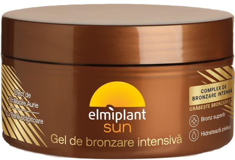 Elmiplant Sun Gel de bronzare intensiva cu efect de stralucire aurie