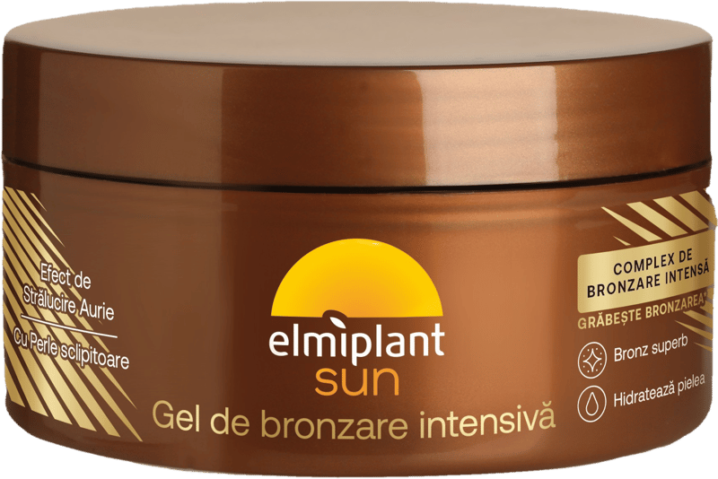Elmiplant Sun Gel de bronzare intensiva cu efect de stralucire aurie