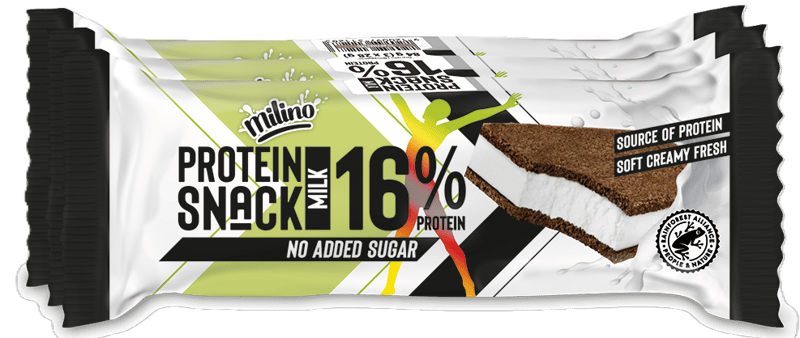Snack Milino Protein Baton proteic pe baza de lapte 3x28g