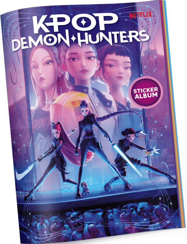 K-Pop Demon Hunters Starter Pack 1 album + 2 pungi