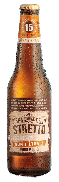Birra Dello Stretto Bere blonda nefiltrata lager