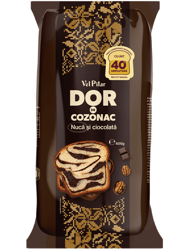 DOR Walnut and chocolate Cozonac