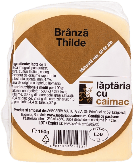 Laptaria cu caimac Branza maturata Thilde