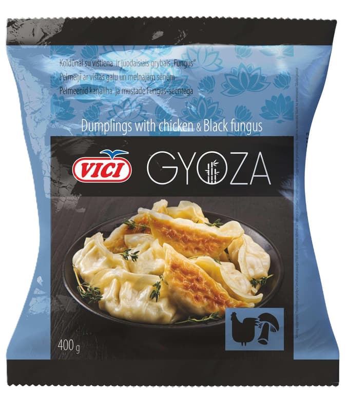 VICI Gyoza cu pui si ciuperci Black Fungus
