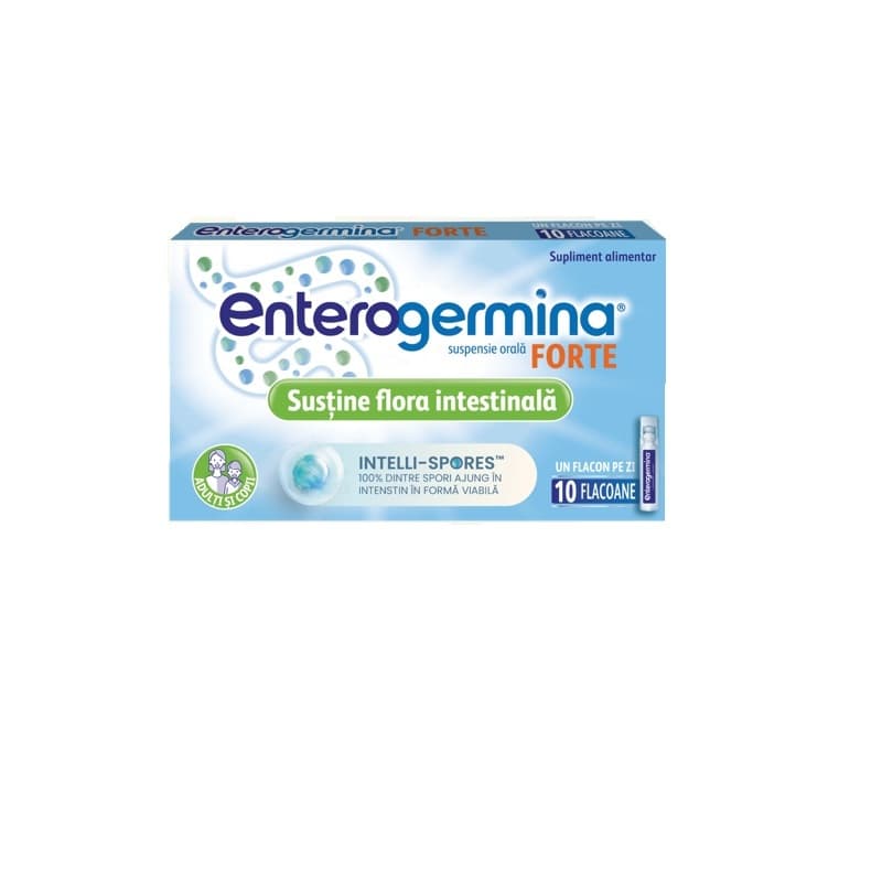 ENTEROGERMINA FORTE 10 FLACOANE X 5ML SUSPENSIE ORALA