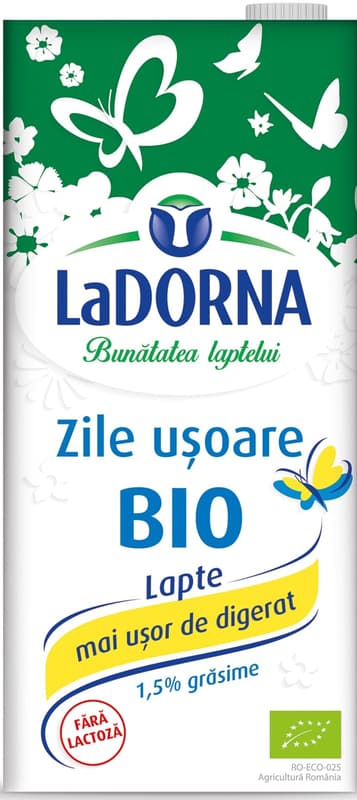 LaDORNA Lapte ECO fara lactoza 1.5%