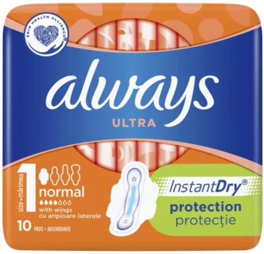 Always Ultra Normal Absorbante periodice, marimea 1