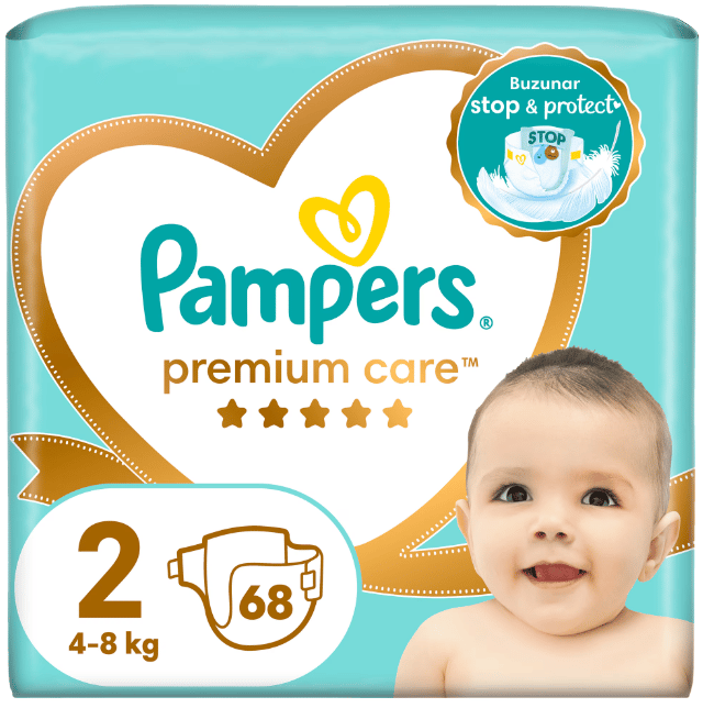 Pampers Premium Care Value Pack Scutece, marimea 2, 4-8 kg