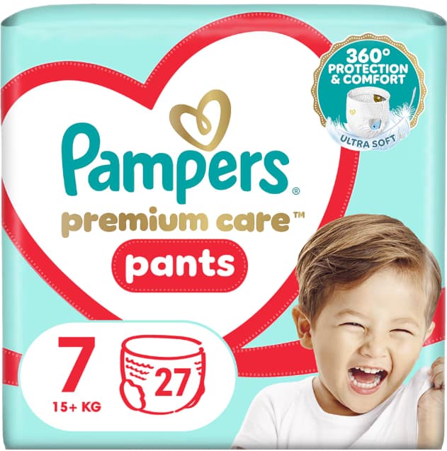Pampers Premium Care Pants Value Pack Scutece chilotel, marimea 7, 17+ kg