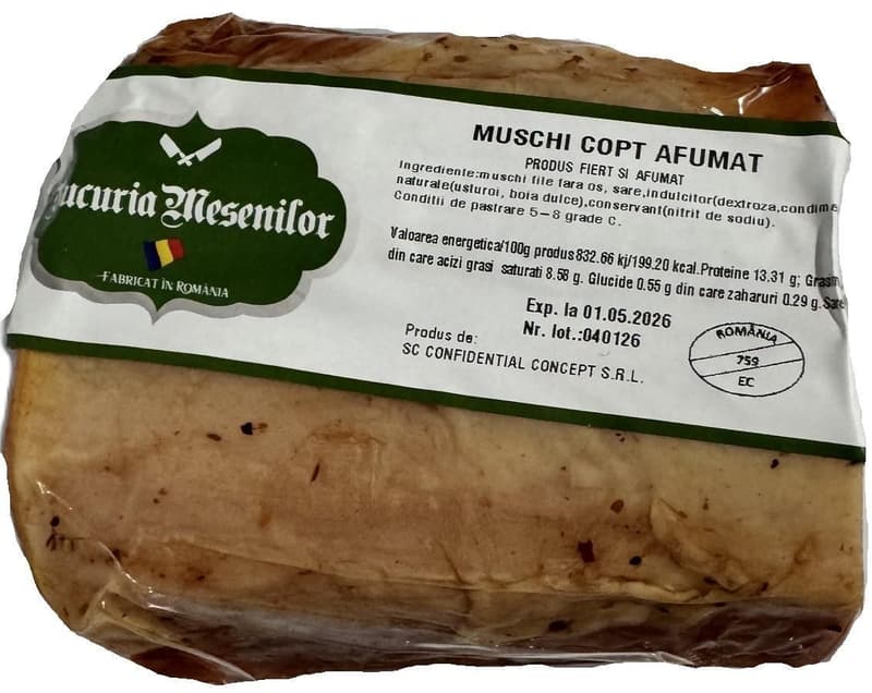 Bucuria Mesenilor Muschi copt si afumat