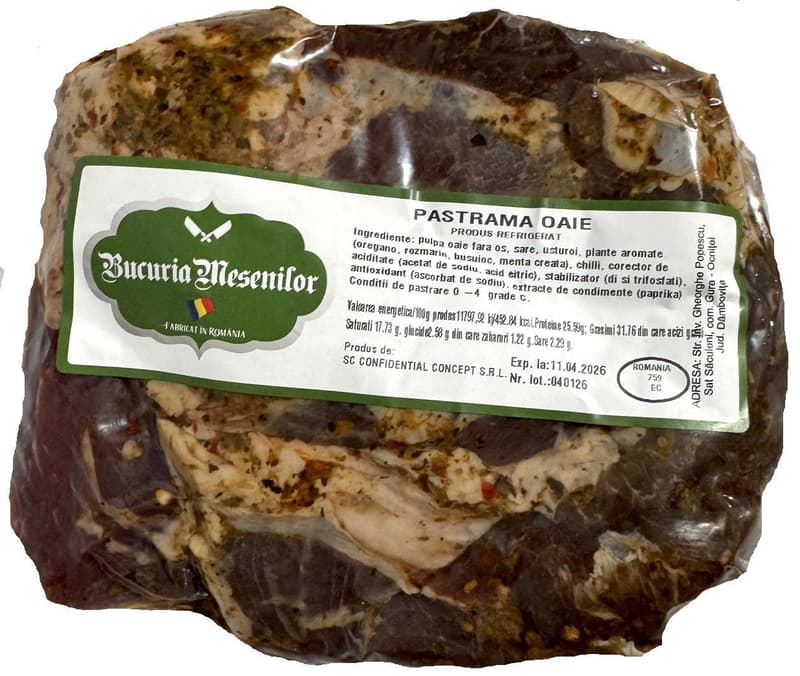 The Delight of Diners Sheep Pastrami