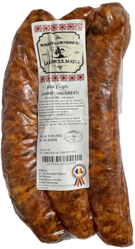La Bunicul Matei Carnati grosi unguresti