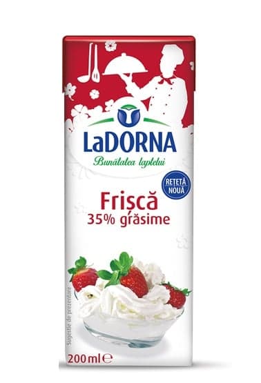 LaDORNA  Frisca neindulcita 35% grasime UHT