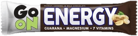 Go On Energy Baton proteic cu arahide si caramel