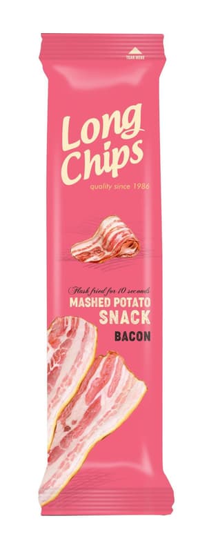 Long Chipsuri cu aroma de bacon 