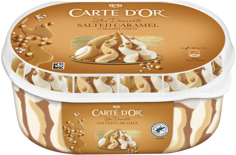 Carte d'Or Inghetata caramel sarat