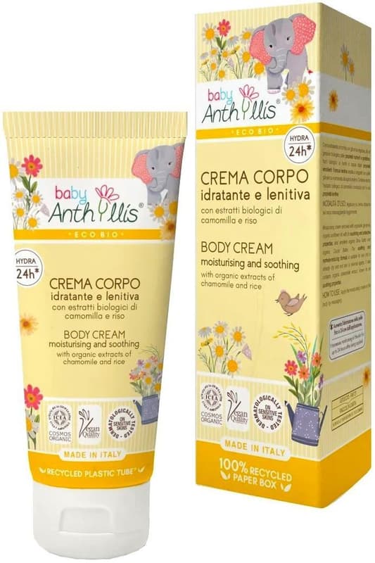 Baby Anthyllis ECO Lotiune de corp hidratanta si calmanta pentru bebelusi, cu musetel si orez