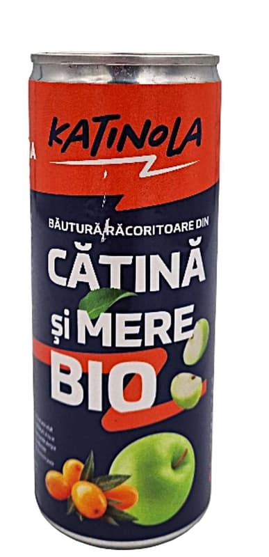 Katinola ECO Bautura racoritoare de catine cu mere si ghimbir doza