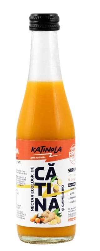 Katinola ECO Nectar de catina cu ghimbir sticla