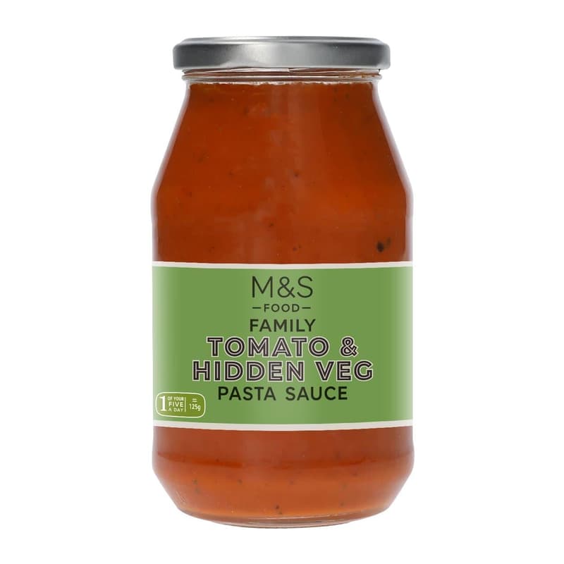Marks & Spencer Sos de rosii cu ardei rosu, morcovi, ceapa si dovlecei