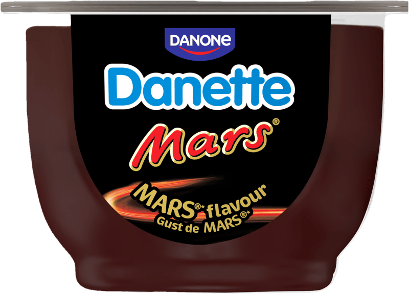 Danette Budinca cu aroma de biscutie si caramel (Twix)