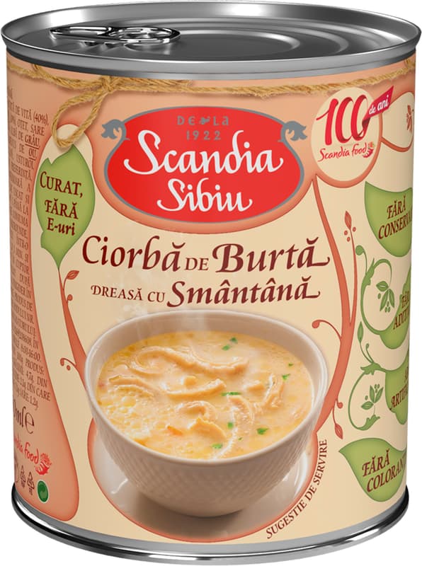 Scandia Sibiu Ciorba de burta dreasa cu smantana