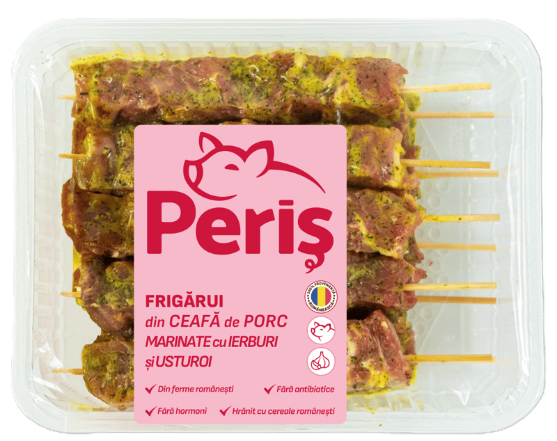 Peris Pork Neck Skewers with Herbs and Garlic