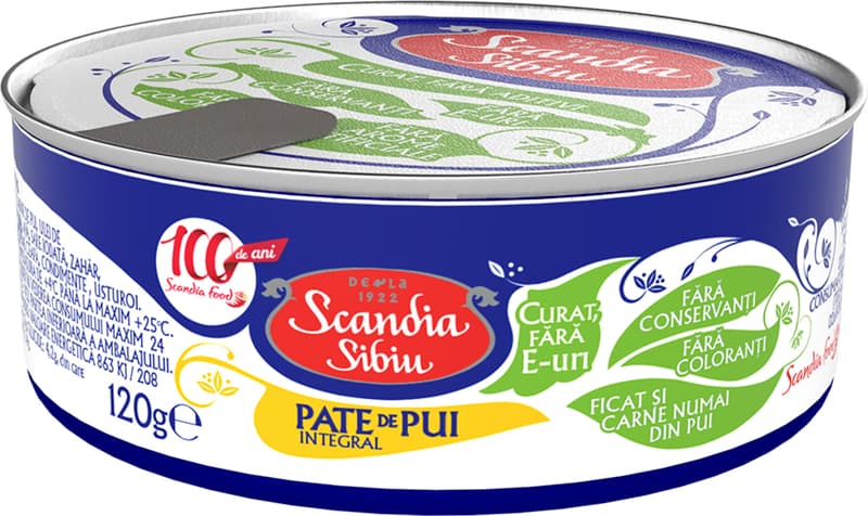 Scandia Sibiu Pate de pui integral