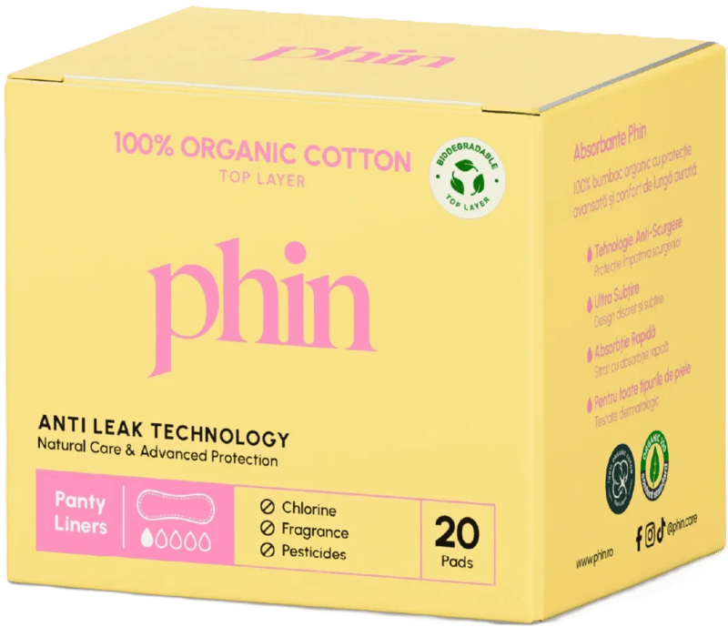 Phin Absorbante zilnice bumbac organic