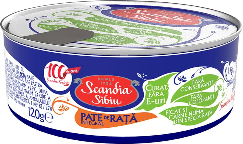 Scandia Sibiu Pate de rata integral