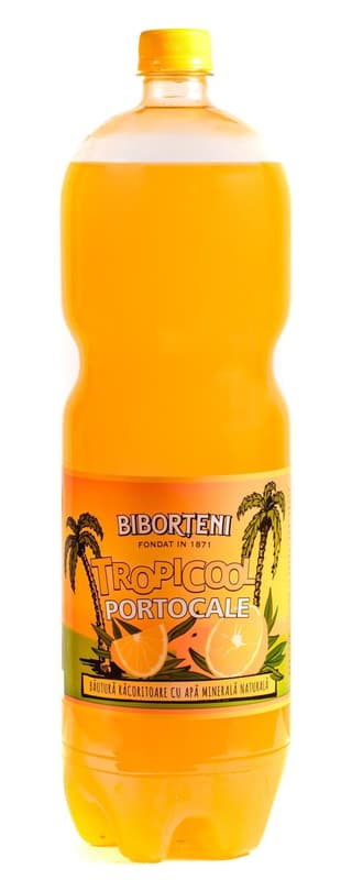 Biborteni Tropicool  Bautura racoritoare portocala