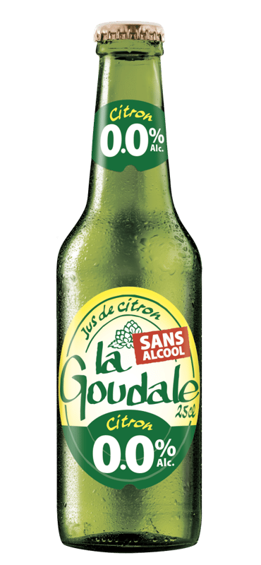 La Goudale Citron Bere blonda fara alcool cu aroma lamaie sticla