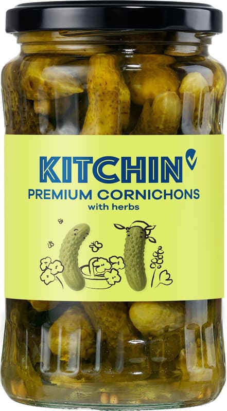 Kitchin Premium Castraveti cornichon cu ierburi
