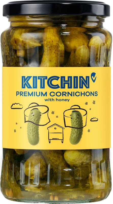 Kitchin Premium Castraveti cornichoni cu miere