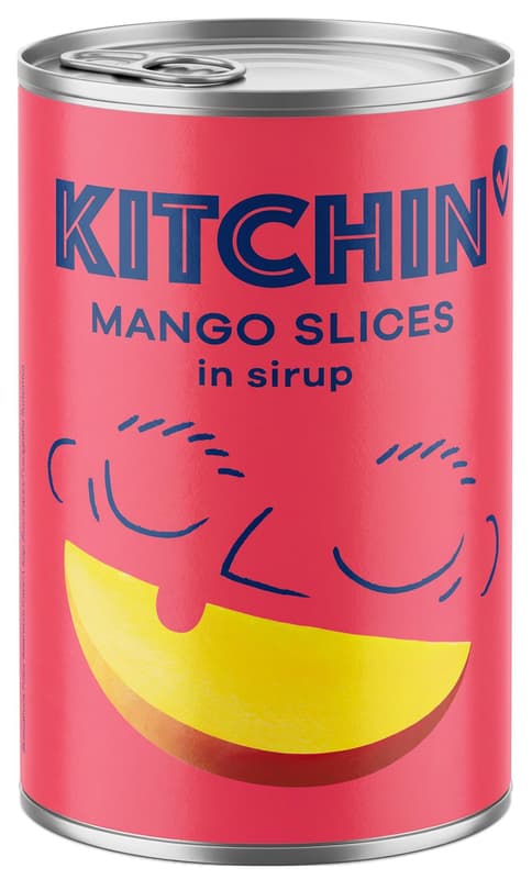 Kitchin Felii de mango in sirop usor