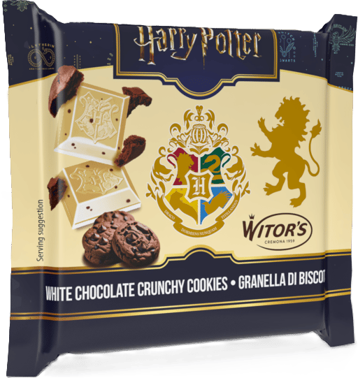 Witor's Harry Potter Baton ciocolata alba cu biscuiti crocanti