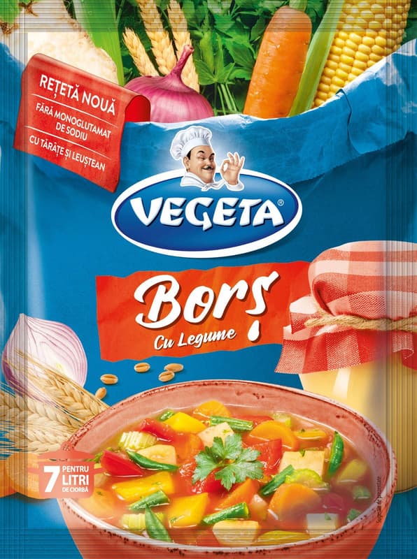Vegeta Bors with vegetables