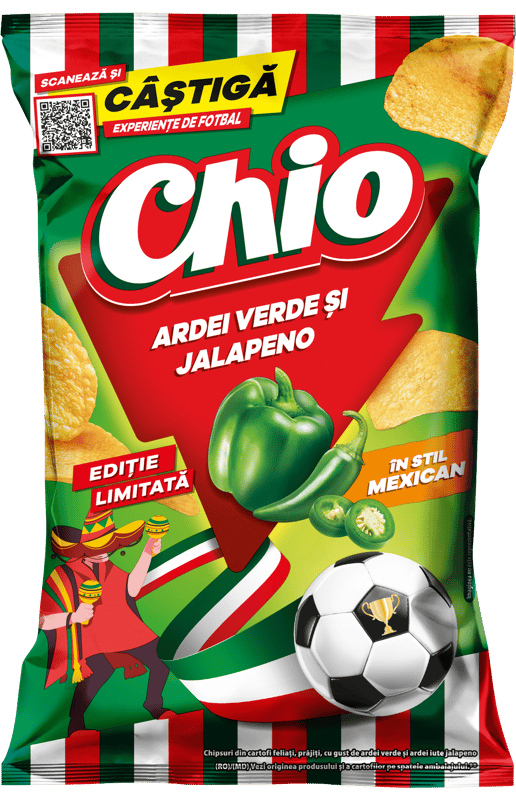 Chio Chips Ardei verde & jalapeno
