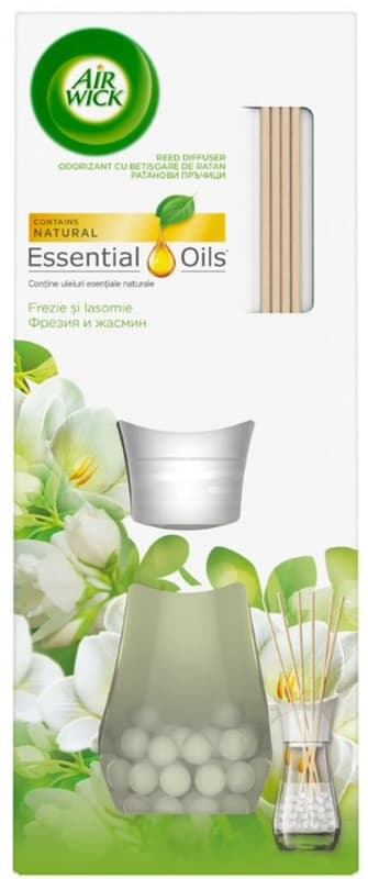 Air Wick Odorizant cu betisoare de rattan, frezie si iasomie