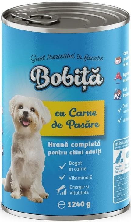 Bobita Conserva pentru caine, cu pui