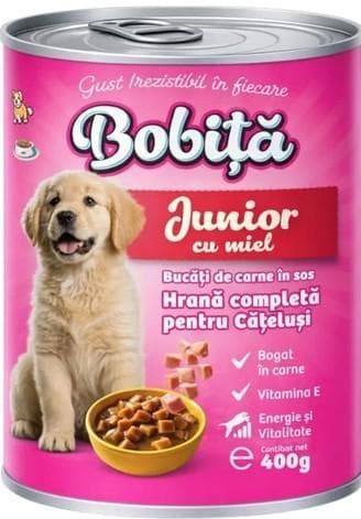 Bobita Conserva pentru caine junior
