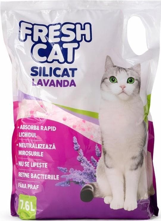 Fresh Cat Nisip silicat, lavanda