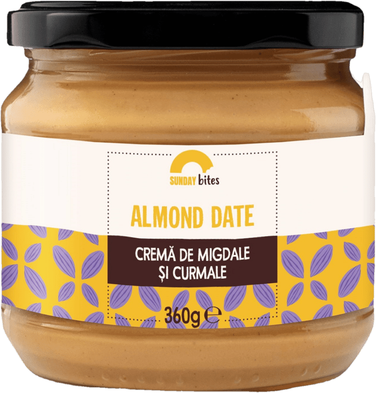 Almond Date Crema de migdale si curmale