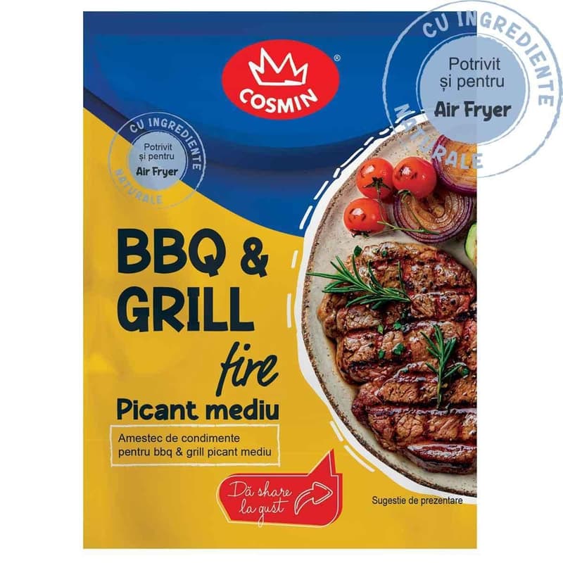 Cosmin Young Condiment pentru carbeque & grill picant mediu