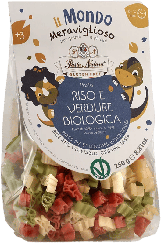 Pasta Natura ECO Paste pentru copii de orez cu sfecla si spanac