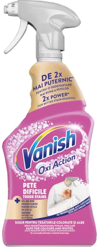 Vanish Oxi Gold Spray pentru curatare pete 454ML PINK